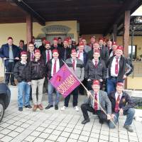 Gruppenfoto vor dem Bierkomers 2019